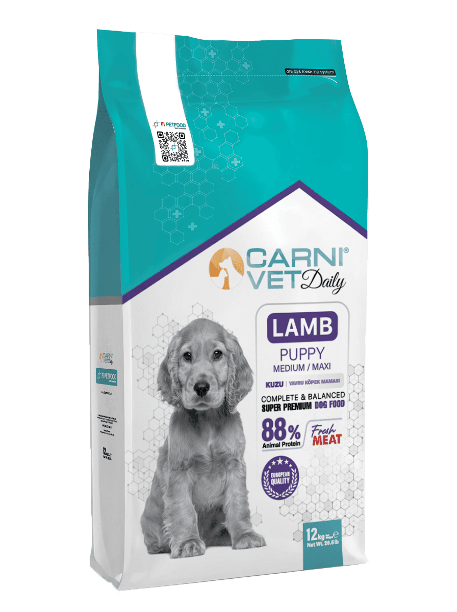 CARNI VET DAILY KÖPEK KUZU PUPPY MEDIUM & MAXI 