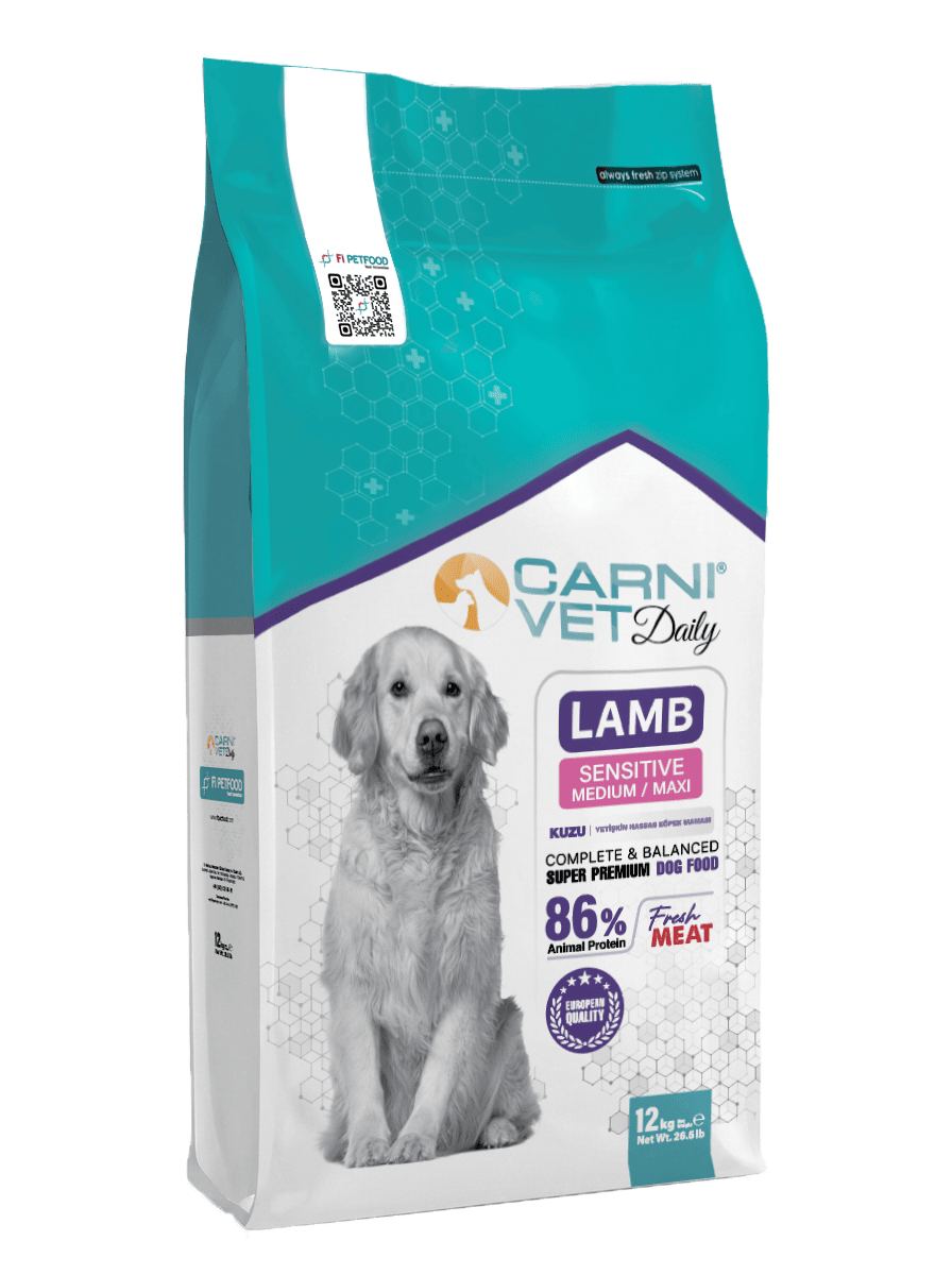 CARNI VET DAILY KÖPEK KUZU SENSITIVE YETİŞKİN MEDIUM & MAXI 