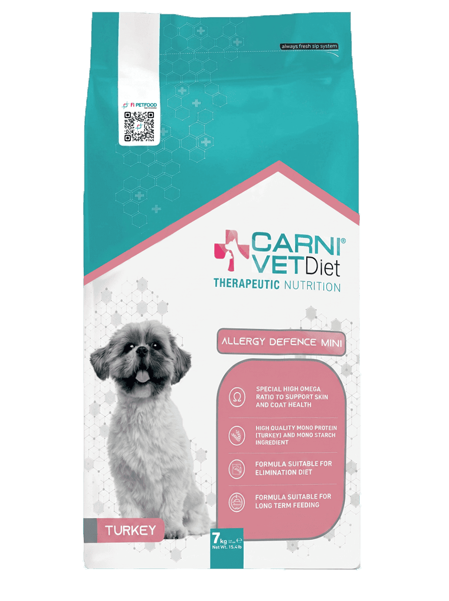 CARNI VET DIET DOG ALLERGY DEFENSE TURKEY ADULT MINI