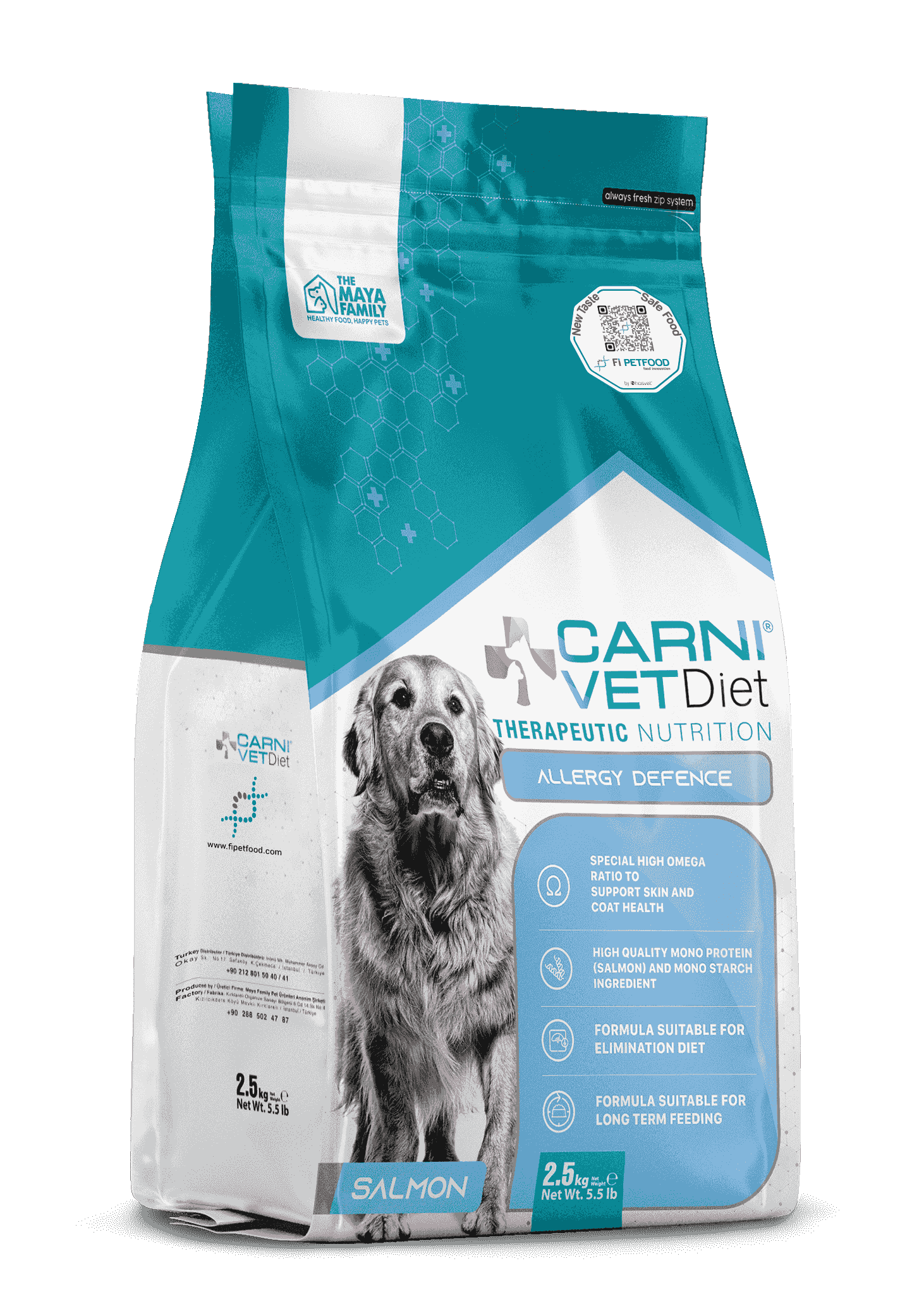 CARNI VET DIET KÖPEK ALLERGY DEFENSE SOMON YETİŞKİN 