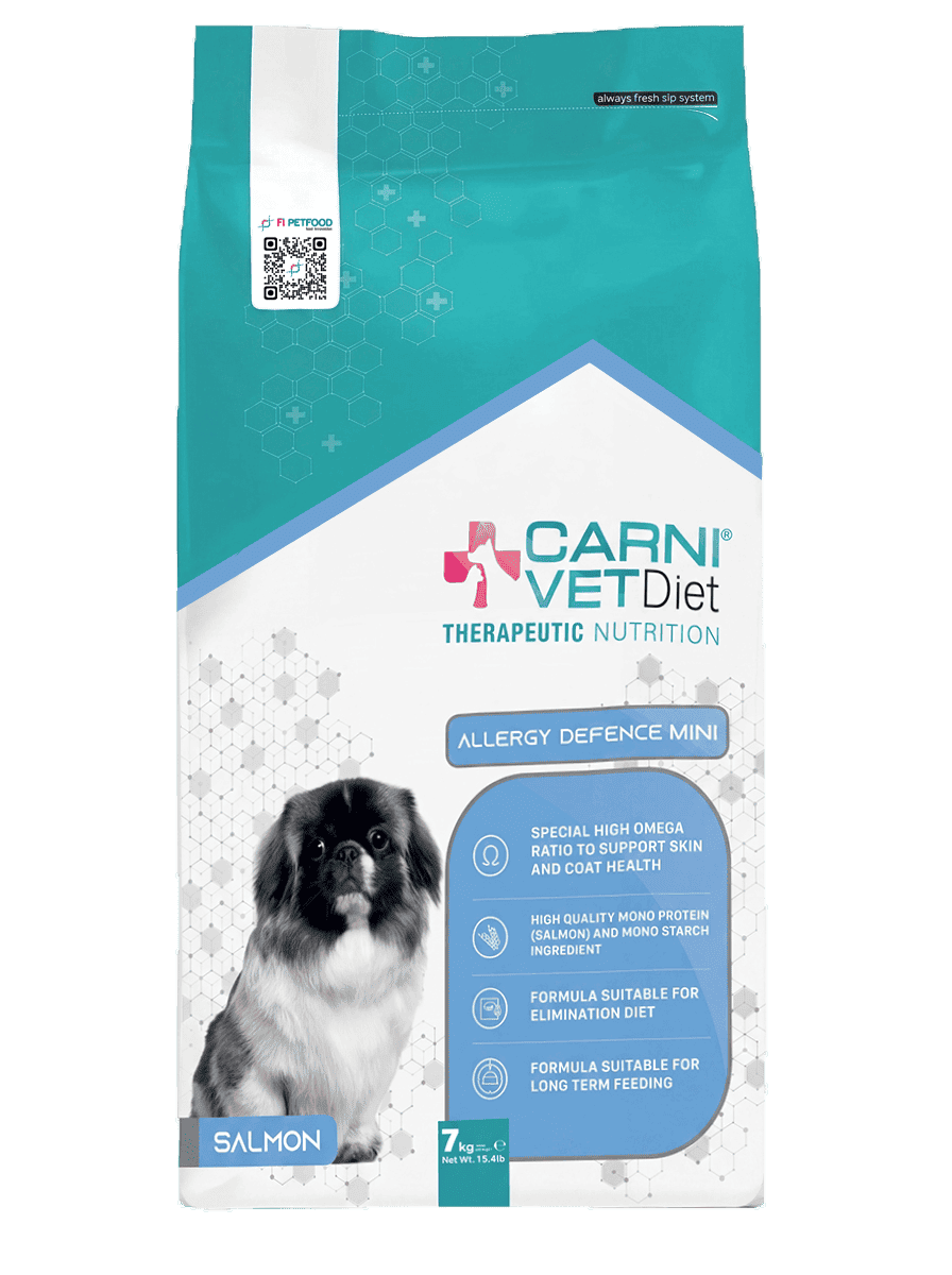 CARNI VET DIET DOG ALLERGY DEFENSE SALMON ADULT MINI