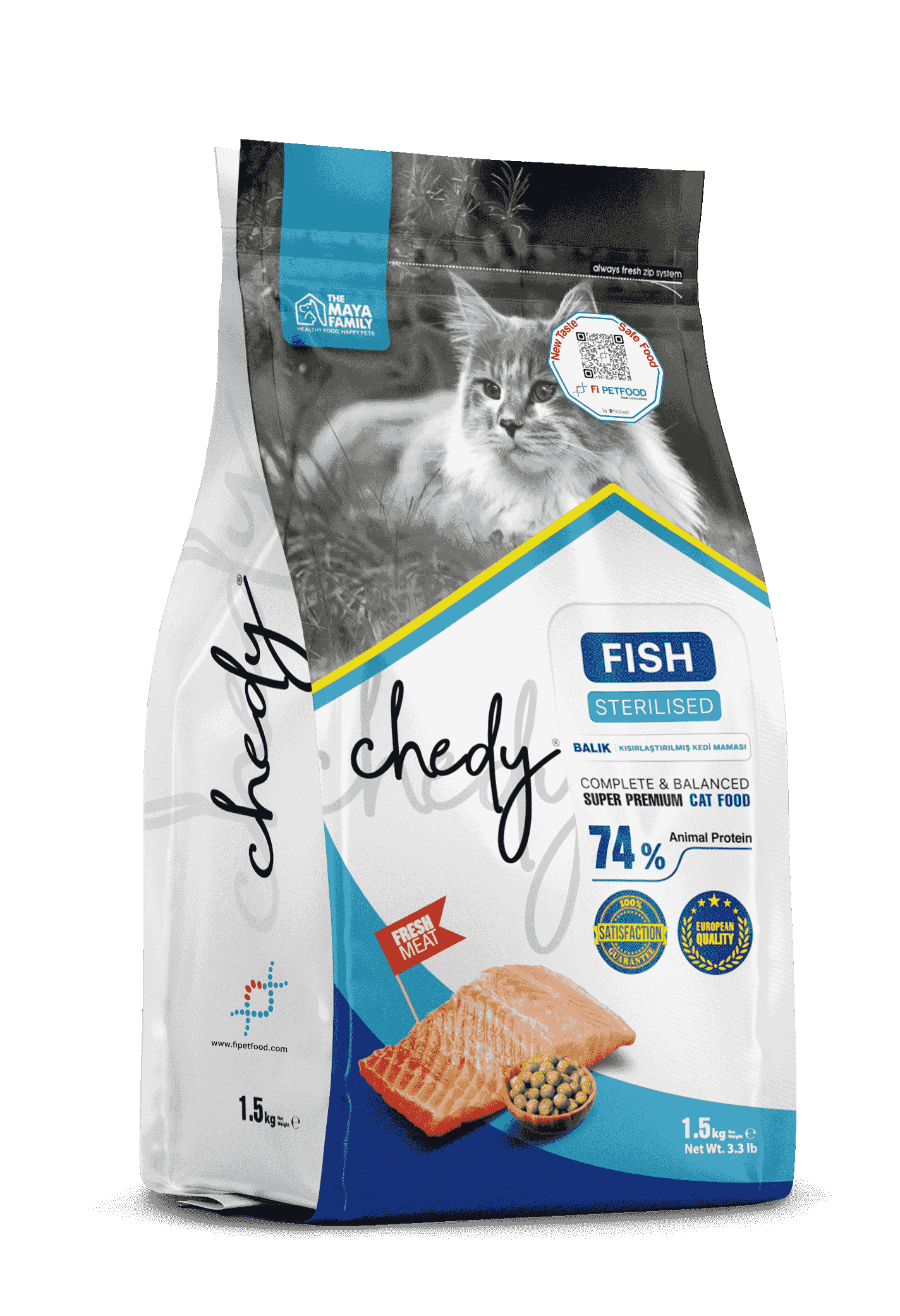 CHEDY KEDİ BALIK KISIRLAŞTIRILMIŞ YETİŞKİN