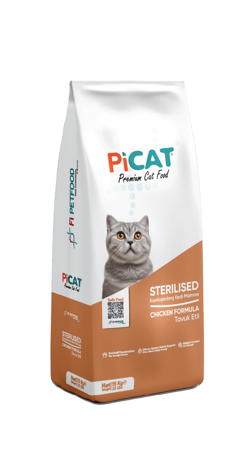 PİCAT TAVUKLU KISIRLAŞTIRILMIŞ KEDİ